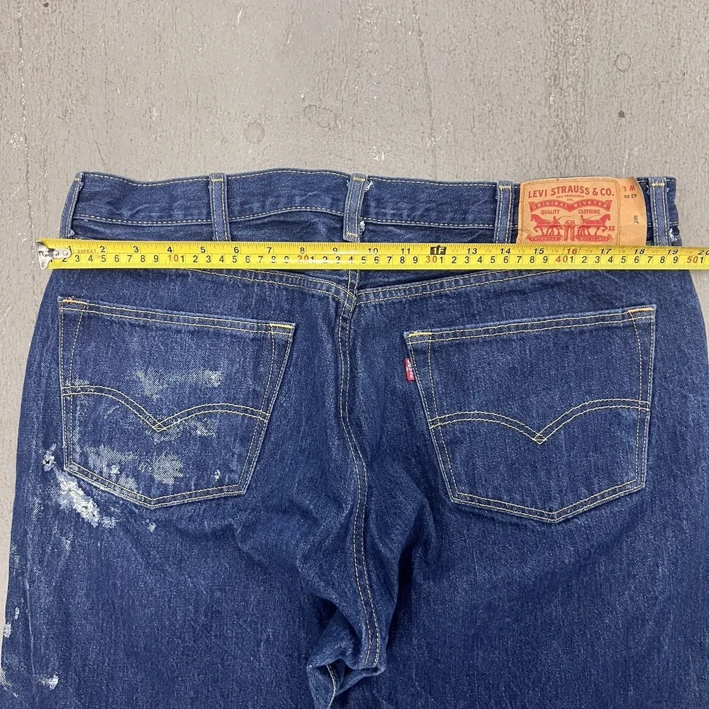 Levi's 501 Men's Jeans Medium Wash Blue Denim Levi Strauss‎ & Co Size 42x30